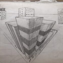 3 Point Perspective Drawing Art