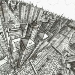 3 Point Perspective Drawing Fine Art