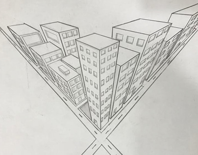 3 Point Perspective Drawing Unique Art