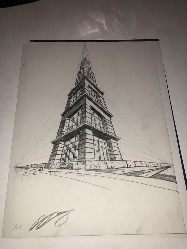 3 Point Perspective Drawing