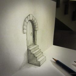 3D Pencil Drawing Stunning Sketch