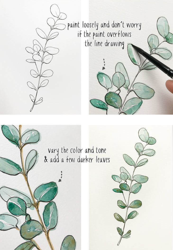Aesthetic Plant Drawing Artistic Sketching