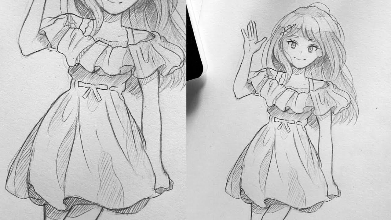 Anime Clothes Drawing Artistic Sketching