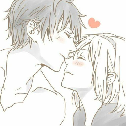 Anime Couple Drawing Hand drawn Sketch