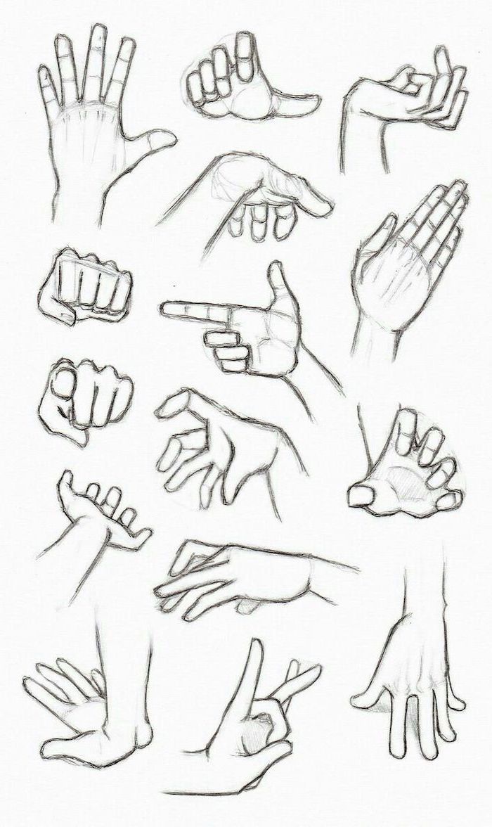 Anime Hand Drawing Hand drawn Sketch