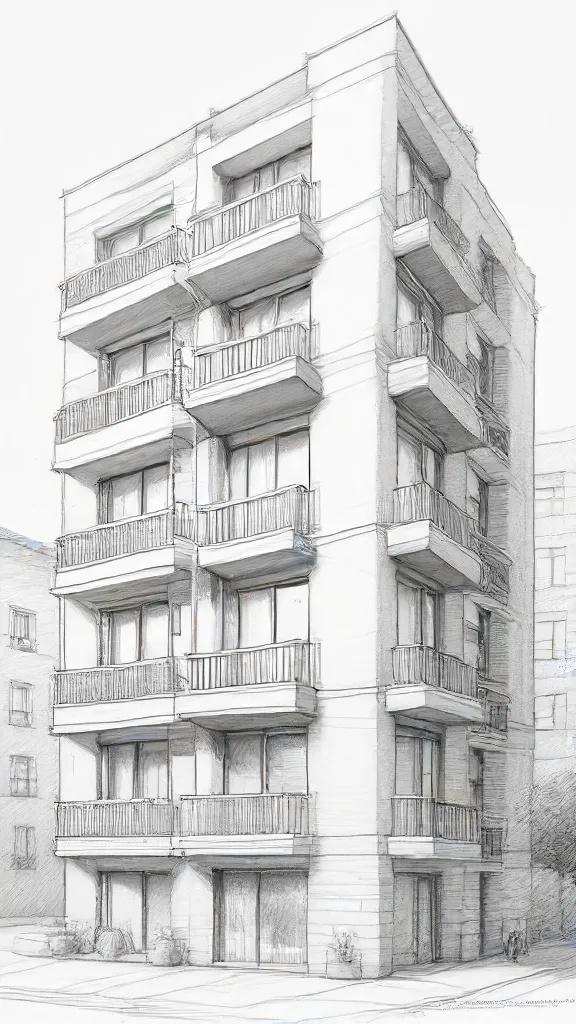 Apartment Drawing Art Sketch Image
