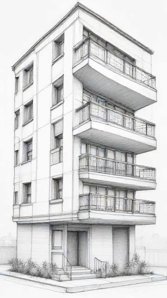 Apartment Drawing Sketch Photo