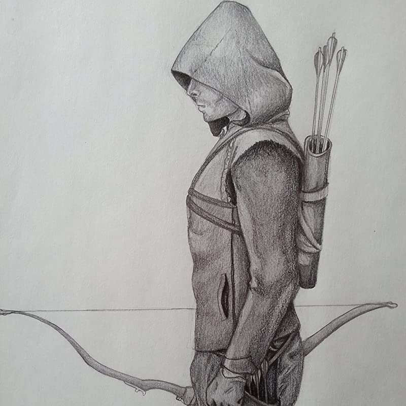 Arrow TV Series Drawing Modern Sketch
