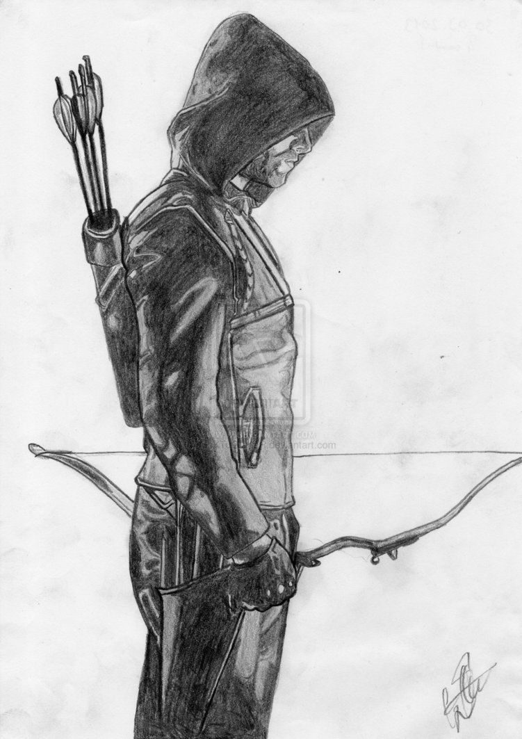 Arrow TV Series Drawing Picture