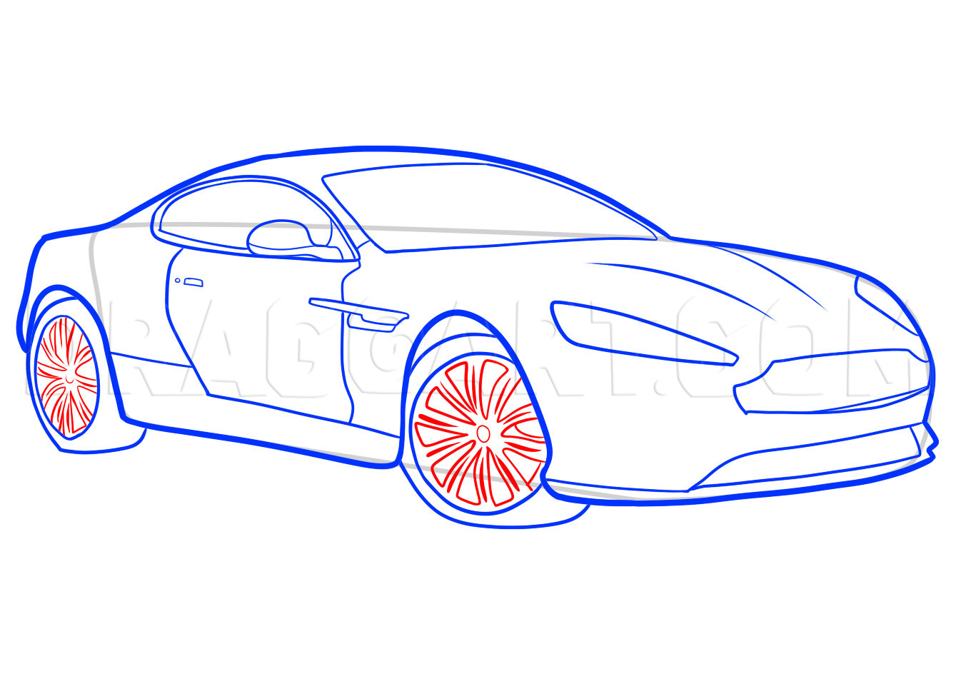 Aston Martin Drawing Amazing Sketch