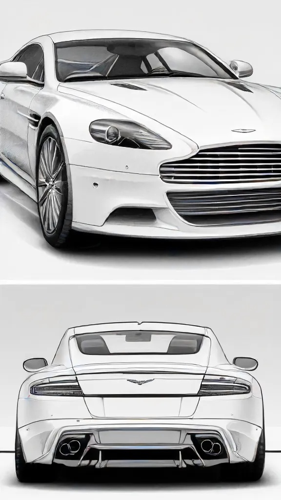 Aston Martin Drawing Art Sketch Image