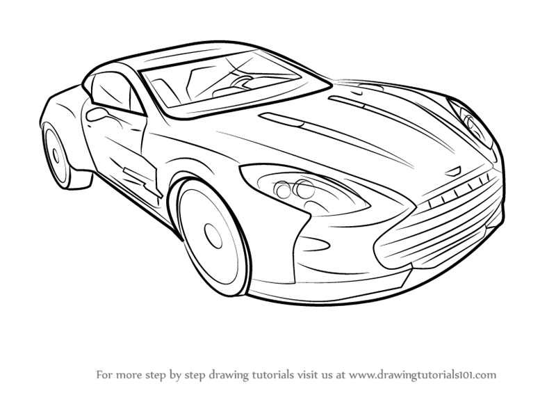 Aston Martin Drawing Hand drawn Sketch