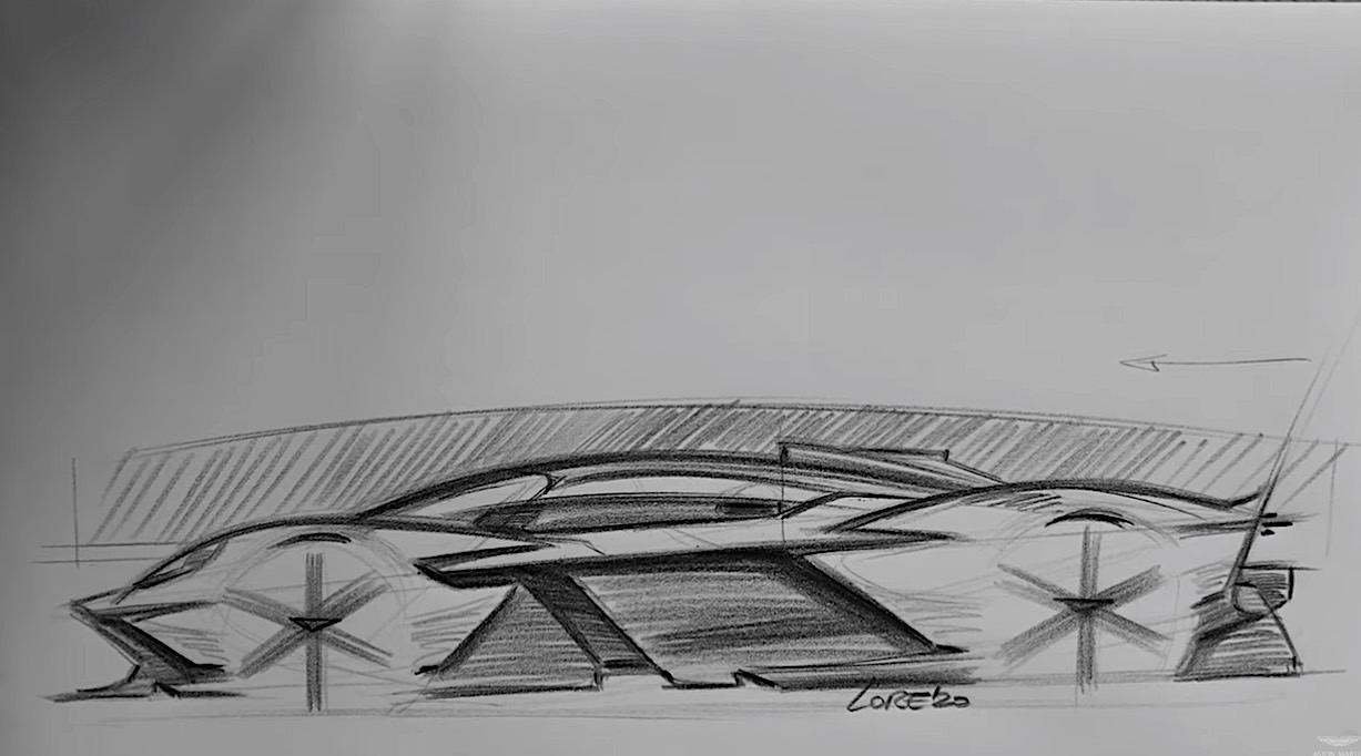 Aston Martin Drawing Stunning Sketch