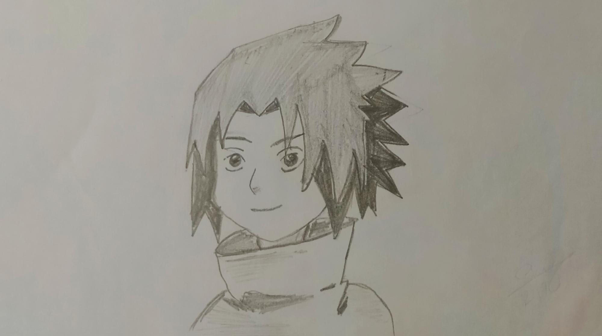 Bad Sasuke Drawing Fine Art