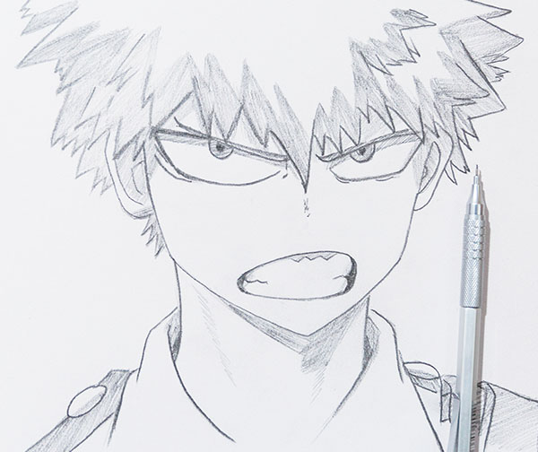 Bakugo Drawing Amazing Sketch