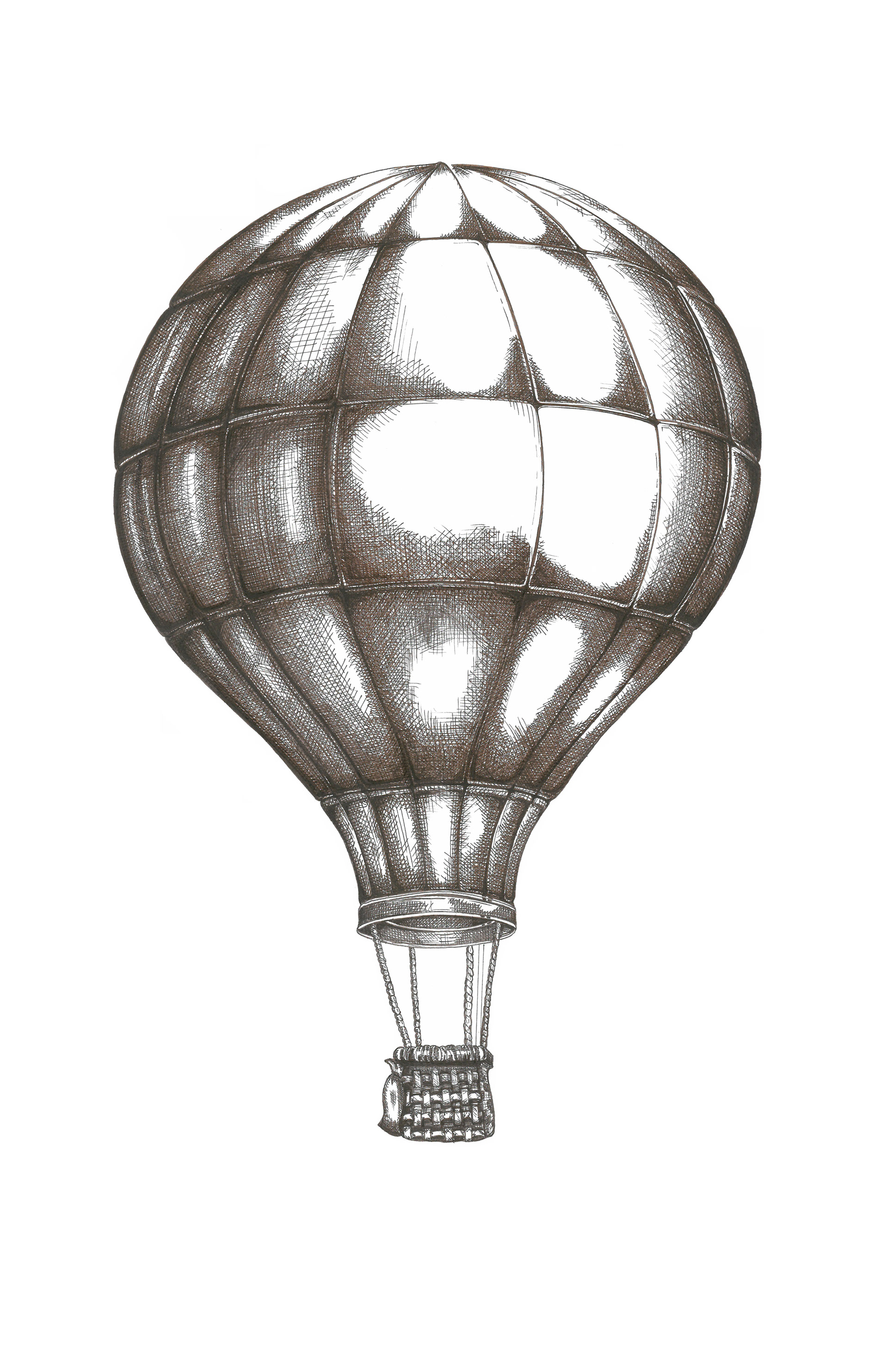 Balloon Drawing Artistic Sketching