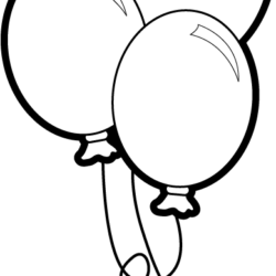 Balloon Drawing Hand Drawn