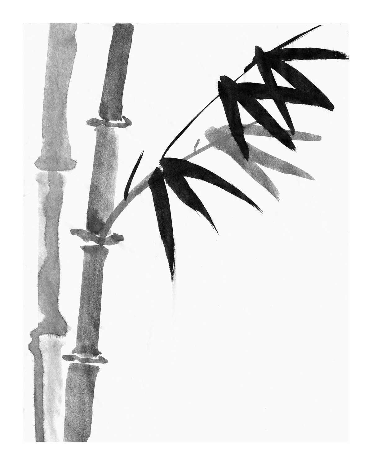 Bamboo Drawing Creative Style