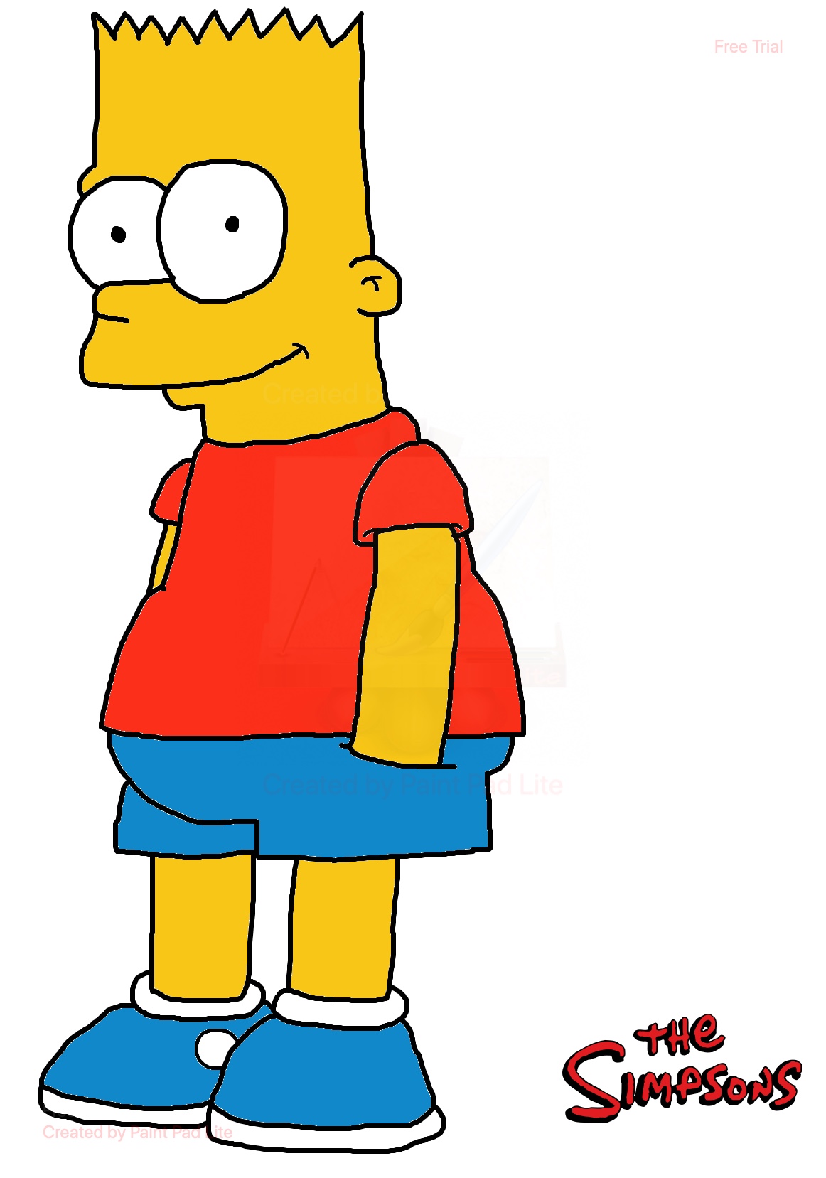 Bart Simpson Drawing Sketch