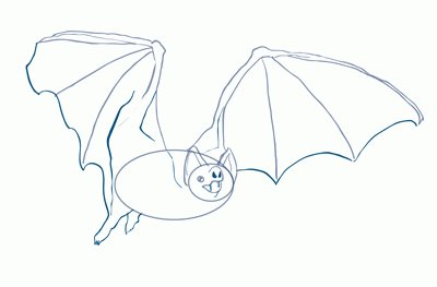 Bat Drawing Amazing Sketch