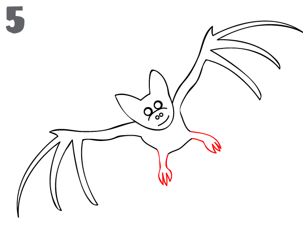 Bat Drawing Sketch