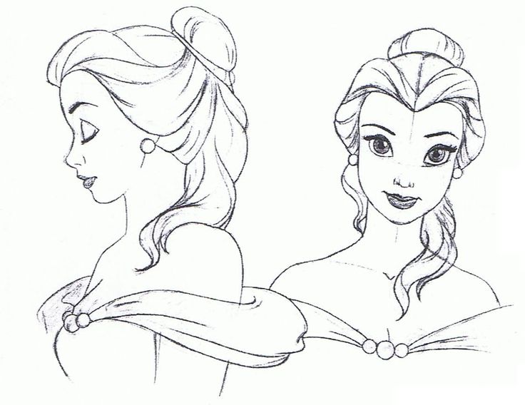 Belle Drawing Creative Style