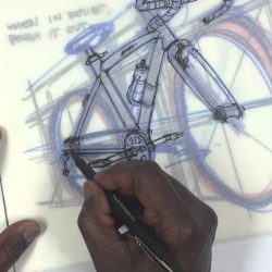 Bicycle Drawing Art