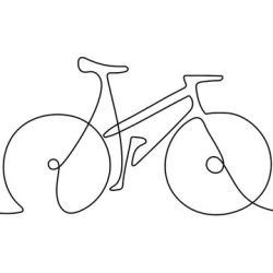 Bicycle Drawing Artistic Sketching
