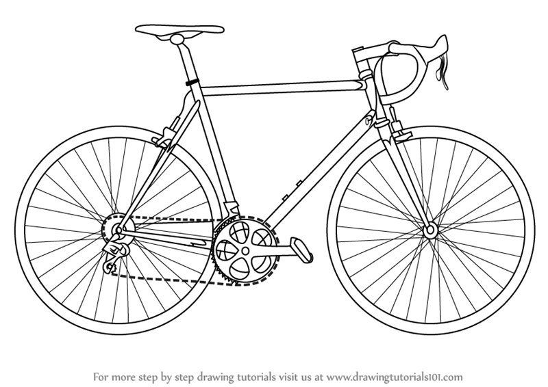 Bicycle Drawing Creative Style