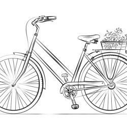 Bicycle Drawing Image