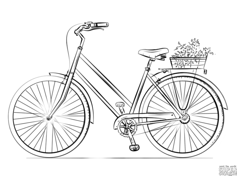 Bicycle Drawing Image