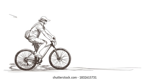 Bicycle Drawing Intricate Artwork