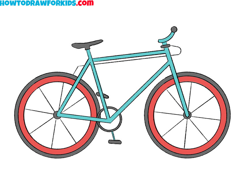 Bike Drawing Intricate Artwork