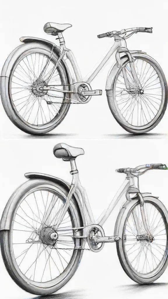 Bike Drawing Sketch Image