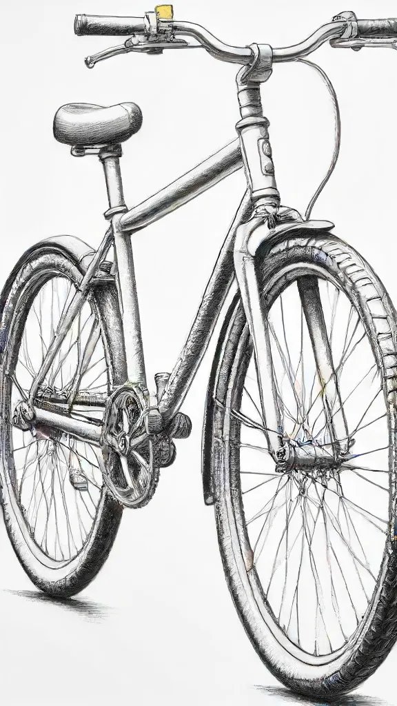 Bike Drawing Sketch Photo