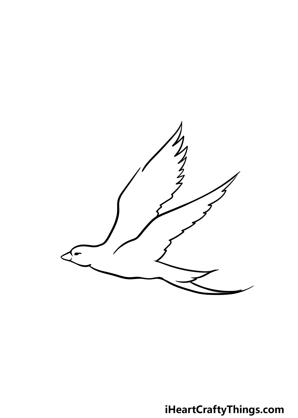 Bird Flying Drawing