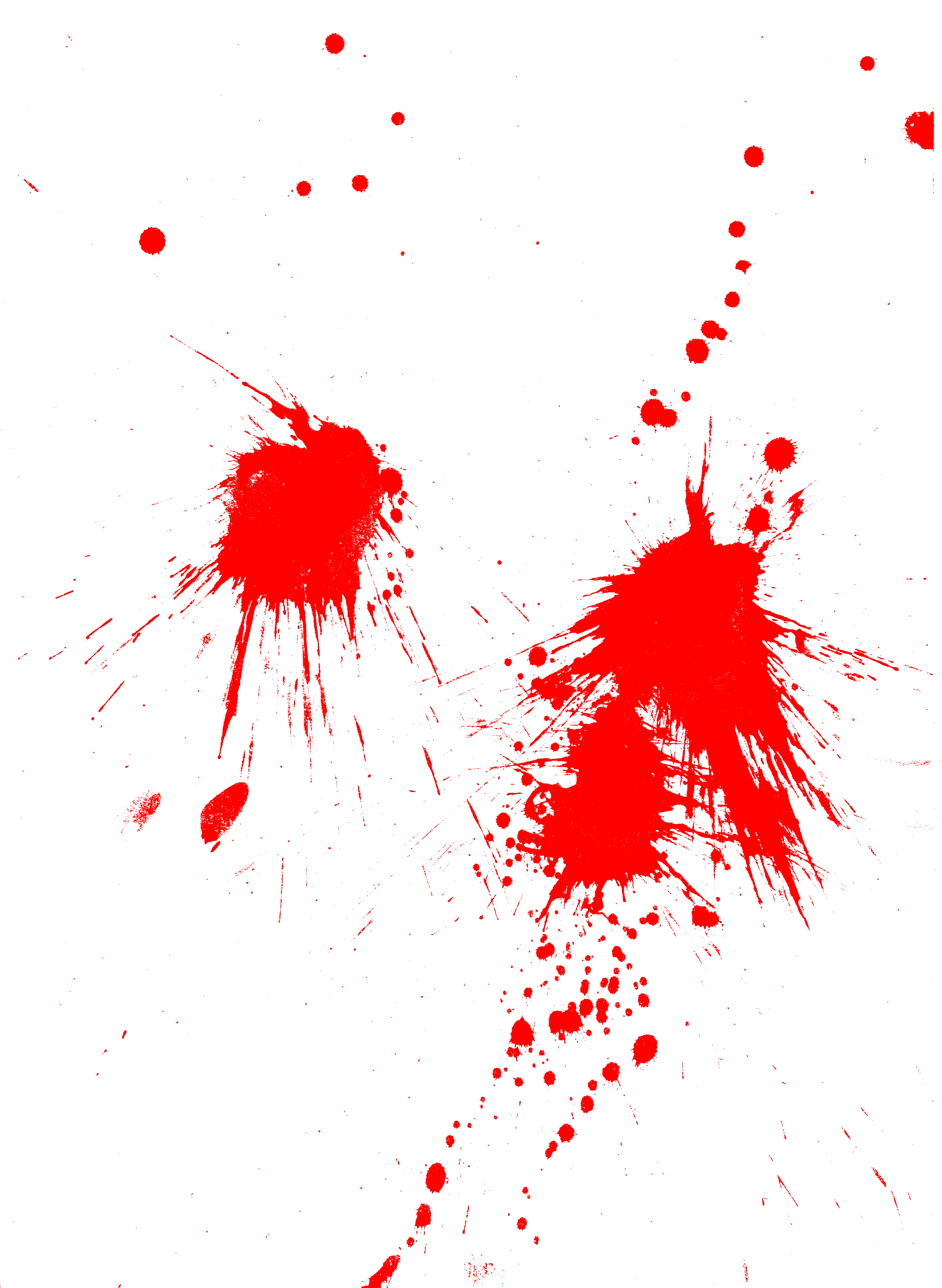 Blood Splatter Drawing