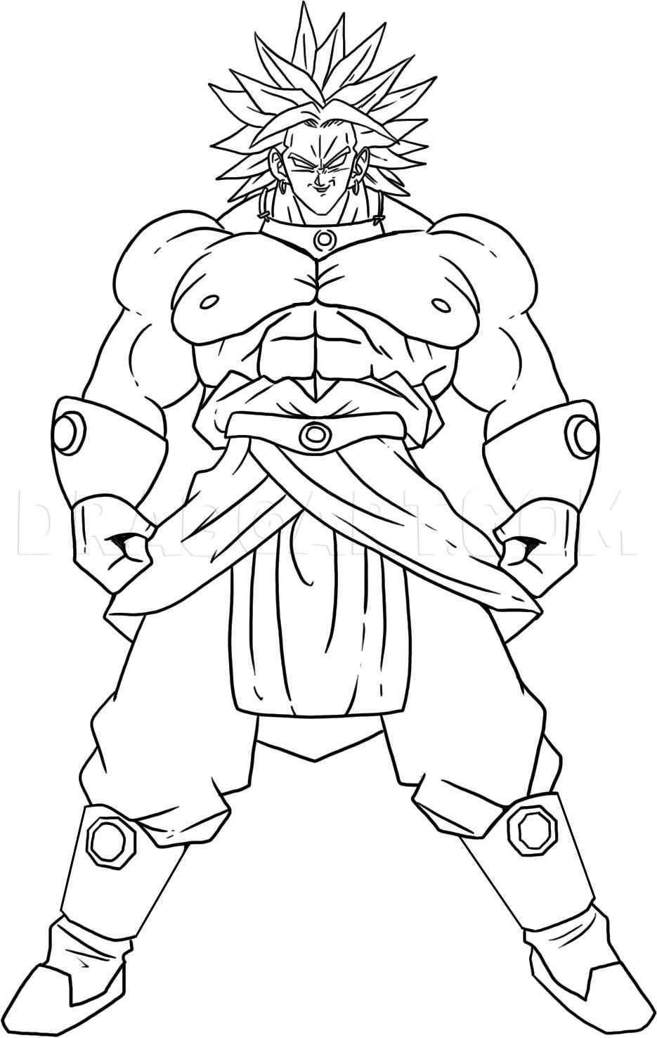 Broly Drawing Amazing Sketch