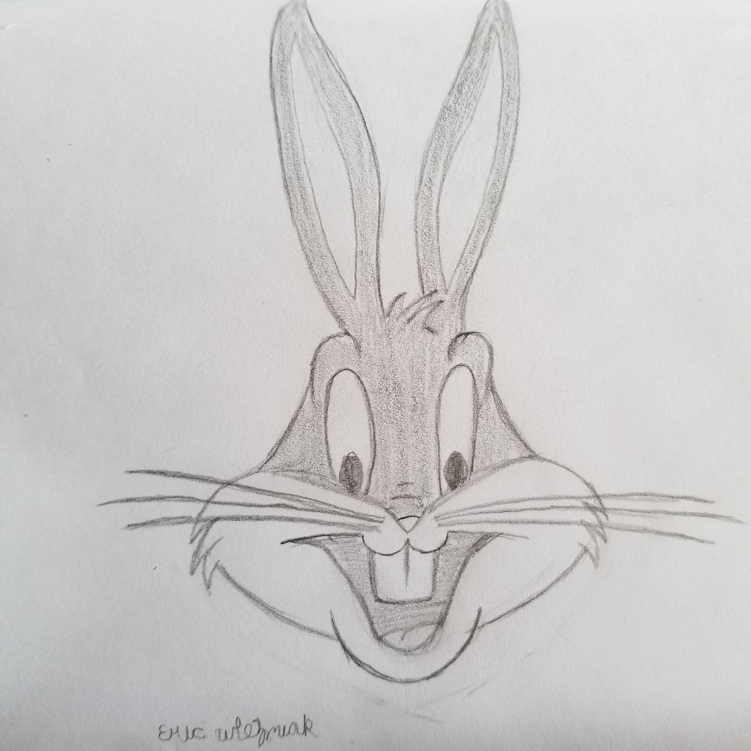 Bugs Bunny Drawing Amazing Sketch