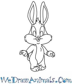 Bugs Bunny Drawing Hand drawn