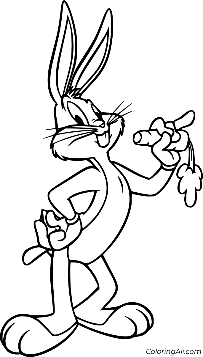 Bugs Bunny Drawing Modern Sketch