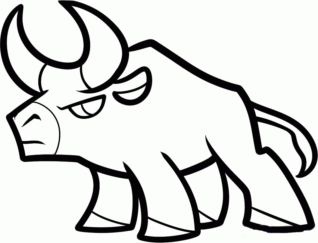 Bull Drawing Hand drawn Sketch