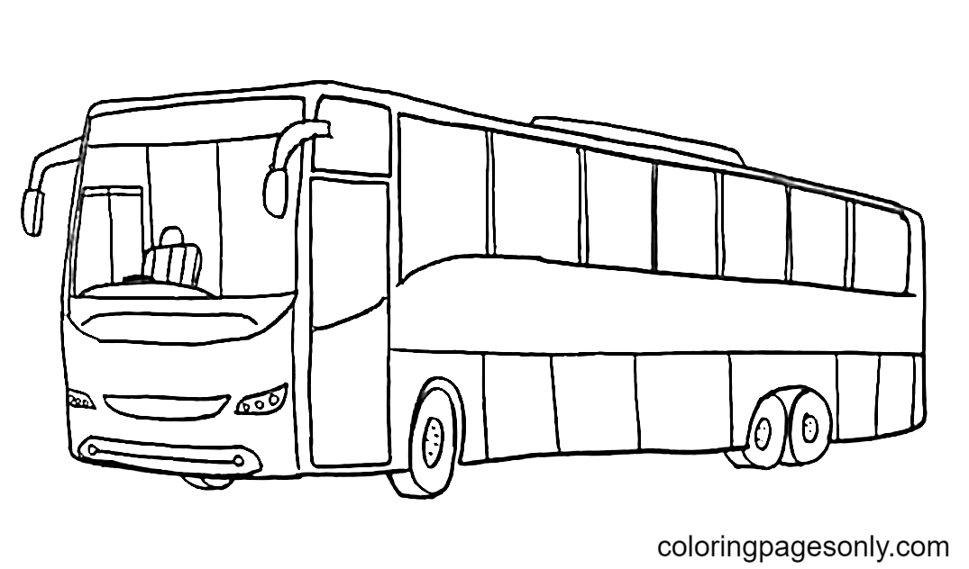 Bus Drawing Artistic Sketching