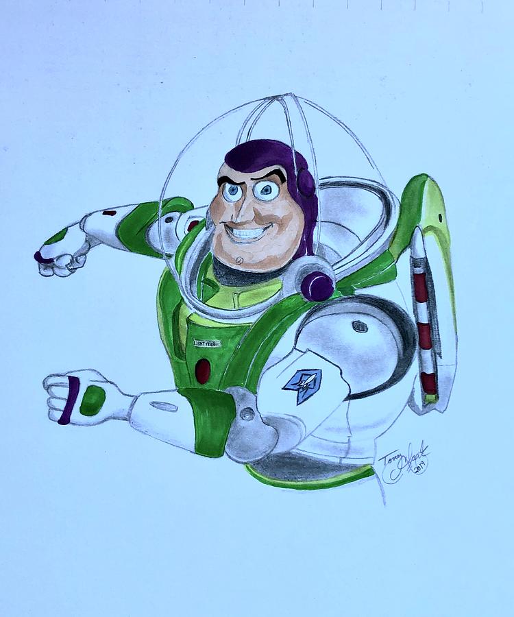 Buzz Lightyear Drawing Amazing Sketch