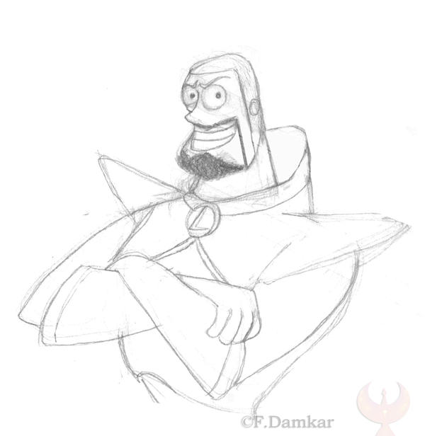 Buzz Lightyear Drawing Sketch