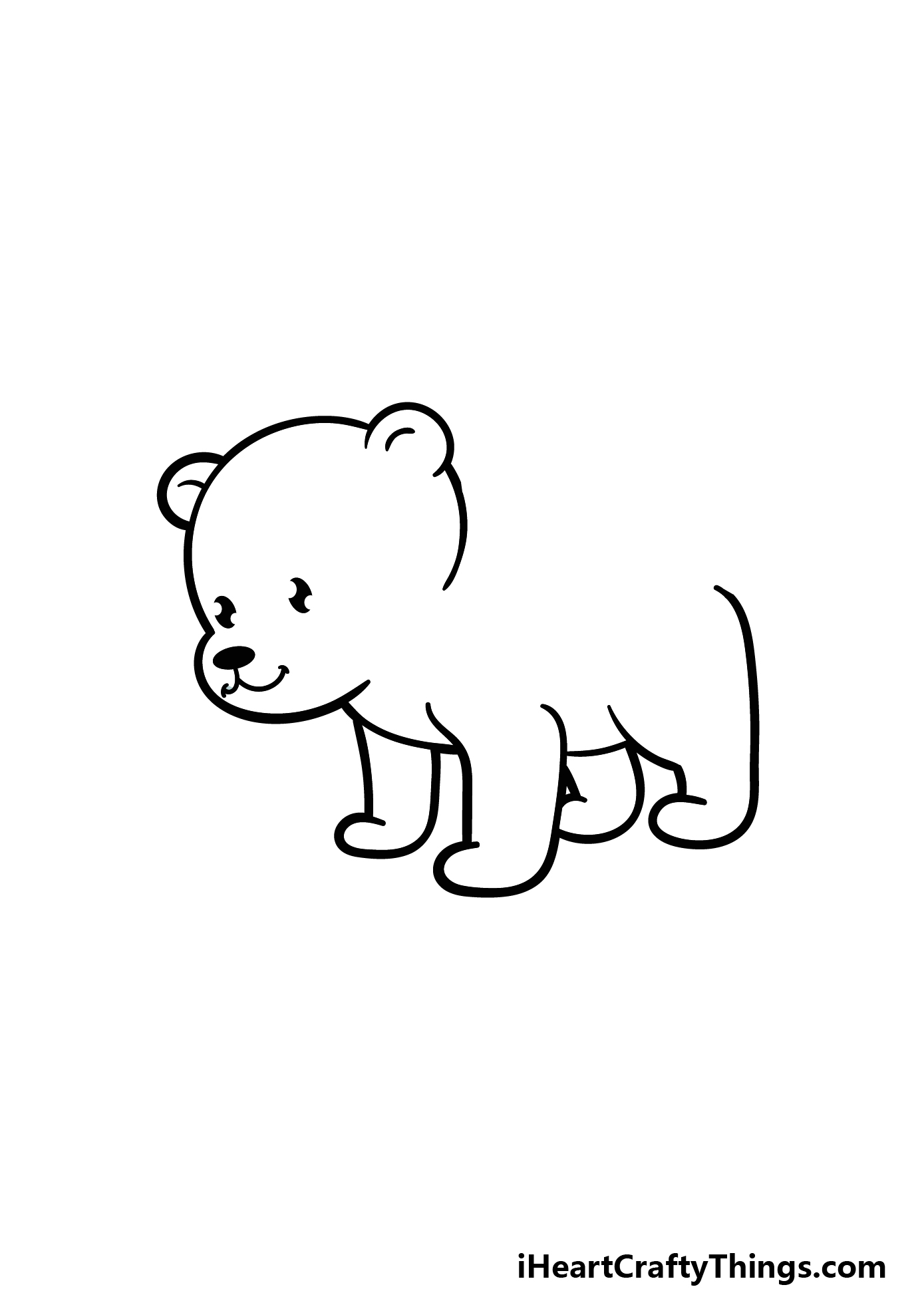 Cartoon Bear Drawing Hand drawn Sketch