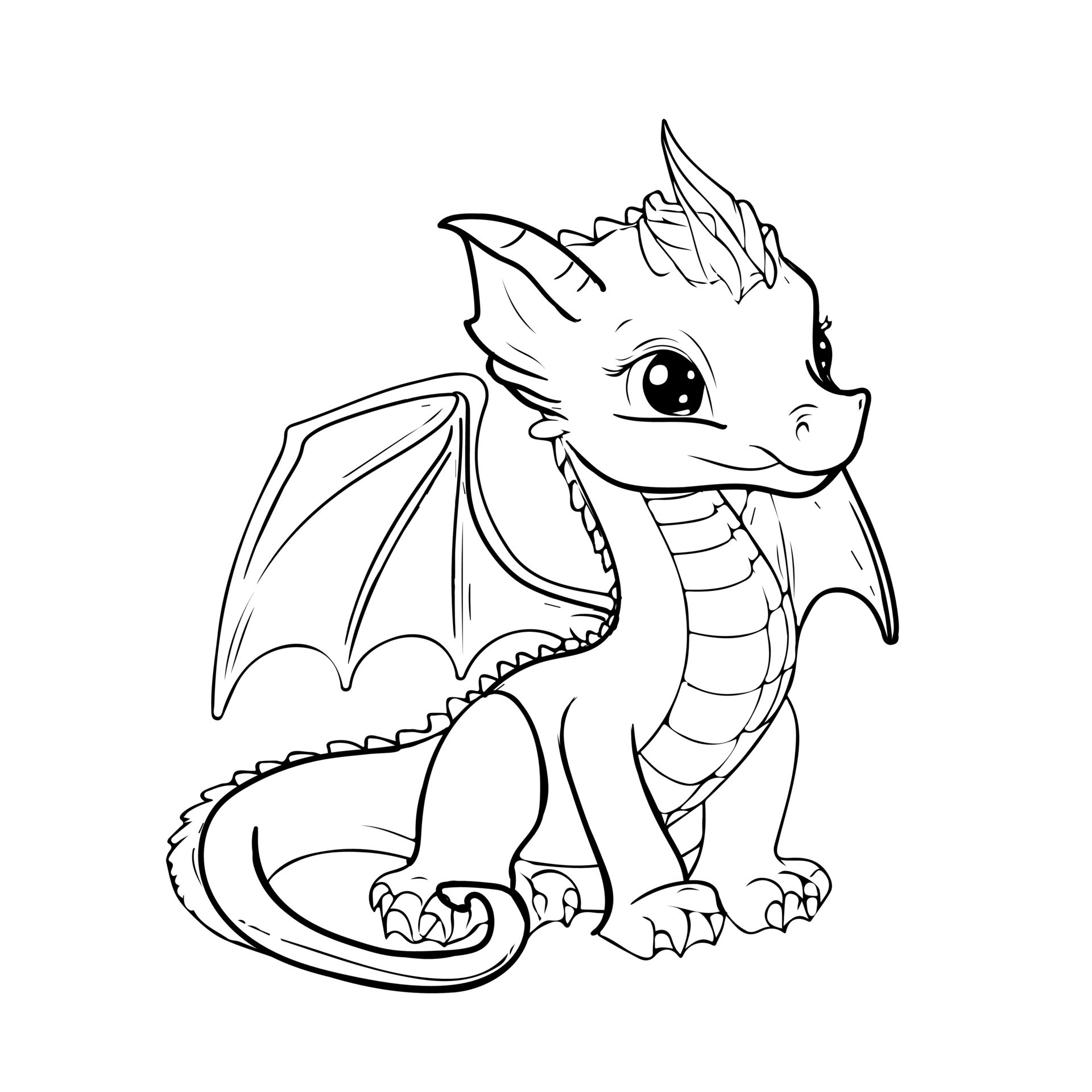 Cartoon Dragon Drawing