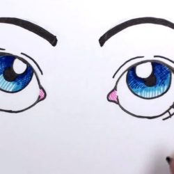 Cartoon Eyes Drawing Creative Style