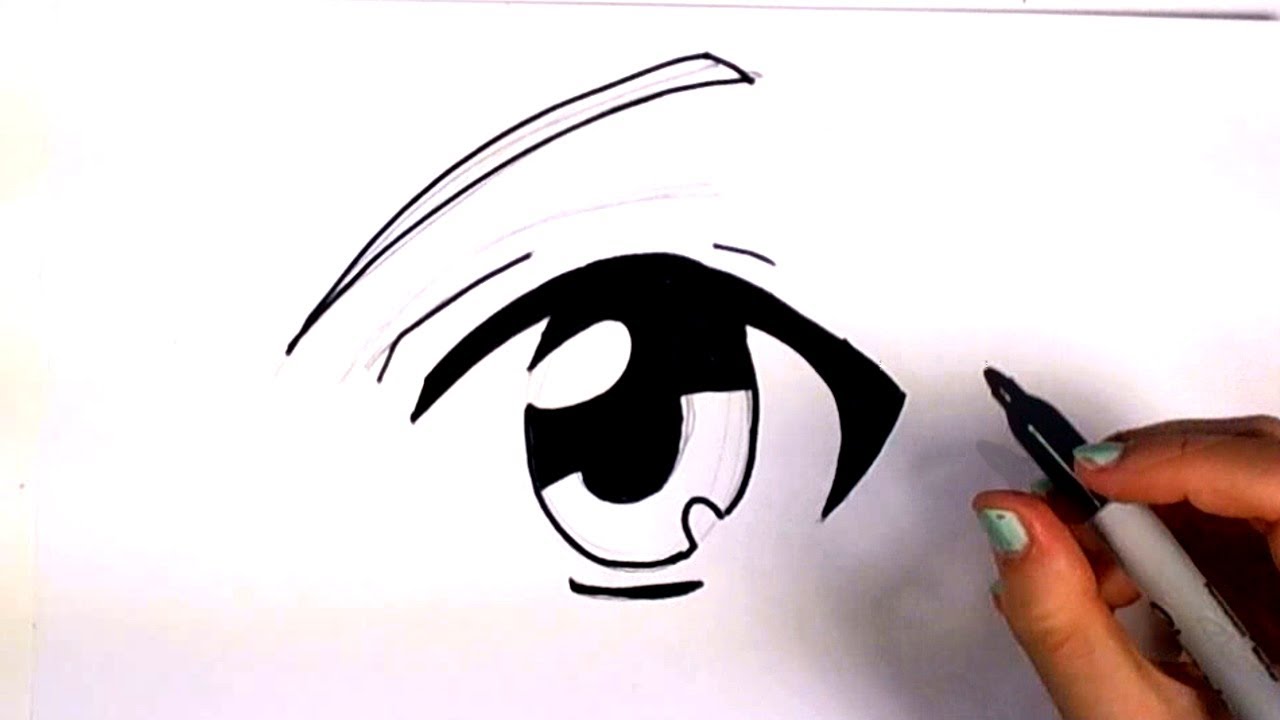 Cartoon Eyes Drawing Hand drawn