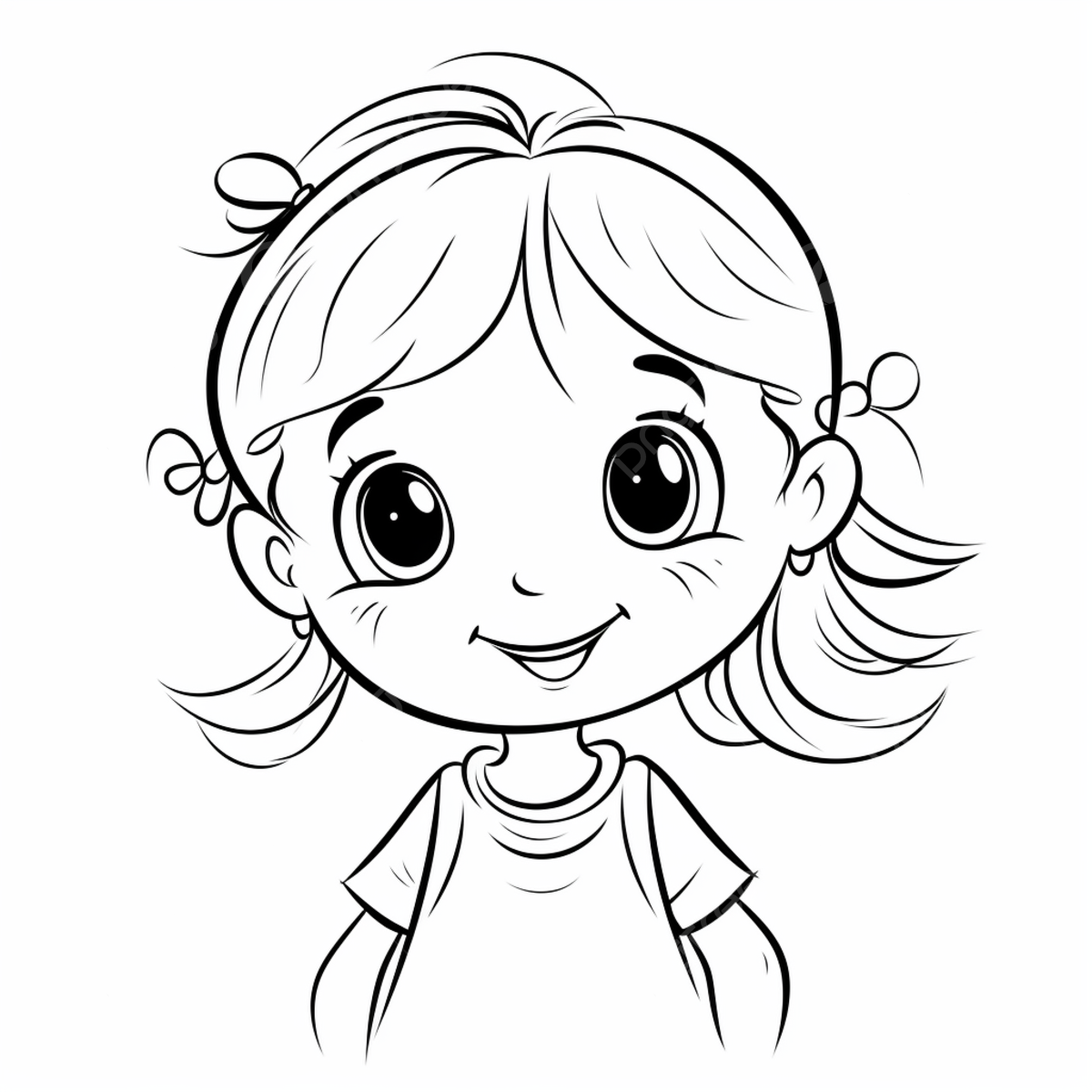 Cartoon Girl Drawing